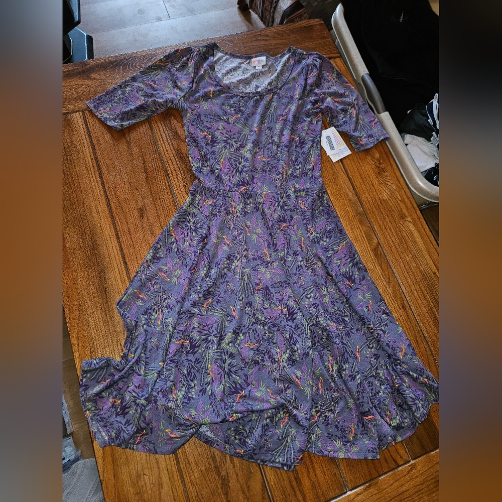 NWT LuLaRoe Nicole Dress M - Picture 3 of 6